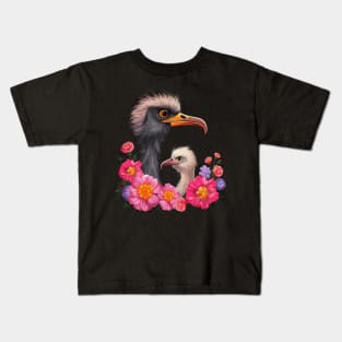 Ostrich Mothers Day Kids T-Shirt